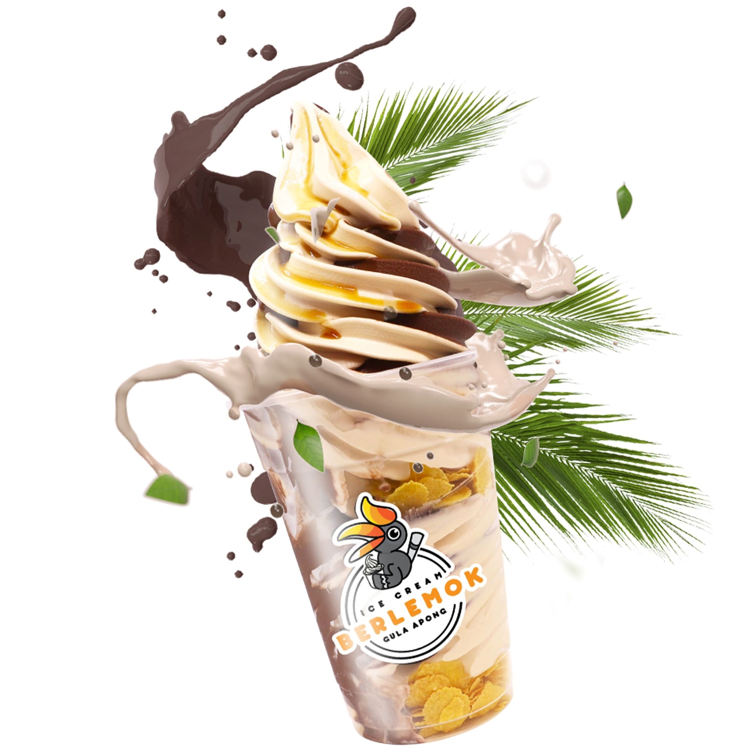 Chocolate Milk Ice Cream Berlemok
