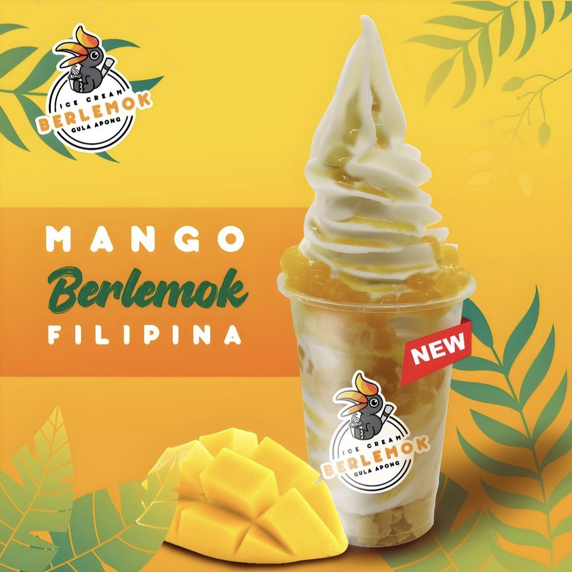 Mango Berlemok Filipina Ice Cream