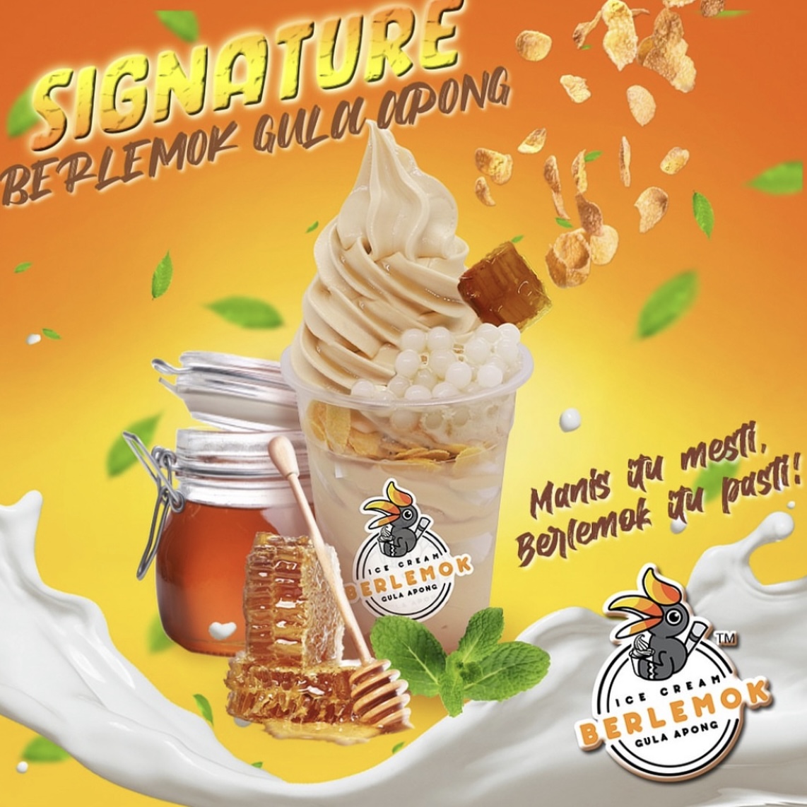 Signature Cup Original Gula Apong Sarawak Ice Cream